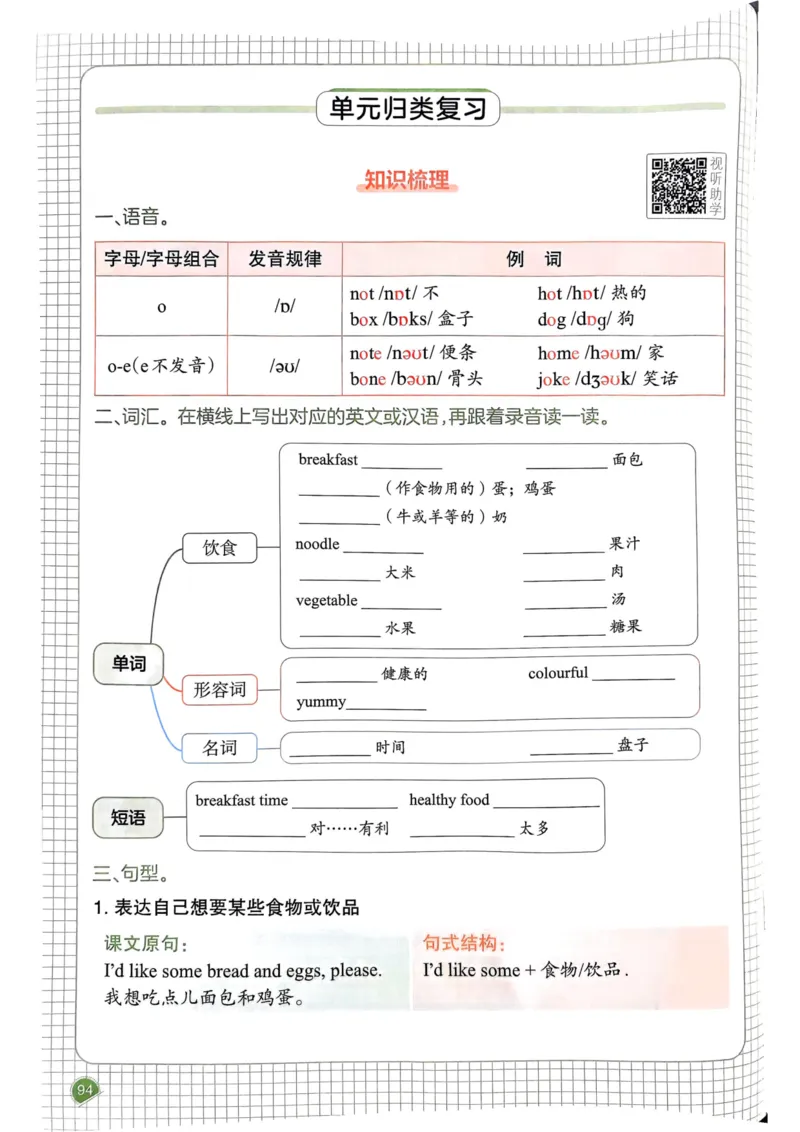 25春一本预习笔记3下英语_三年级上下册资料_53黄冈多个品牌系列资料_英语