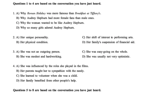 2019.06六级真题第2套可复制可搜索，打印首选_大学英语四级+六级_六级真题_六级真题_2019年06月CET6题+解+音频_01、真题PDF版（推荐打印）❤