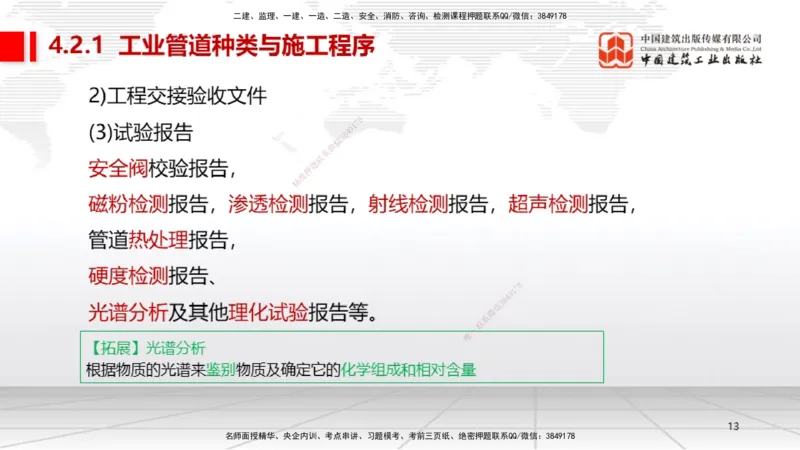 A15节：4.2工业管道施工技术1（01.02）_2026年一级建造师_2026年一建机电_2025年一建机电SVIP_02-基础精讲✿高端面授✿深度强化_05-机电《两轮基础直播》闫娜JGS_讲义