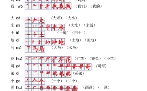 2024秋一上语文《生字拼音、笔顺、组词》课课贴_一年级上下册资料_小学一年级学习资料-25年更新版_1-01、小学一年级语文上册_01、知识汇总_课课贴