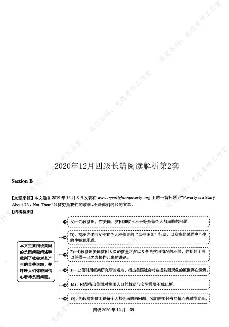 2020年12月四级长篇阅读解析全3套_大学英语四级+六级_四级真题_专项_四级长篇阅读_四级长篇阅读解析