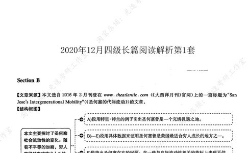 2020年12月四级长篇阅读解析全3套_大学英语四级+六级_四级真题_专项_四级长篇阅读_四级长篇阅读解析