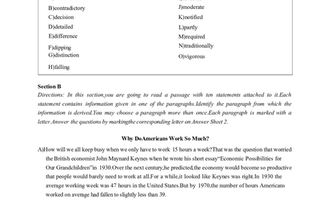 2024年6月第1套英语四级真题推荐使用PDF版_大学英语四级+六级_四级真题_专项_四级仔细阅读_2024年06月CET4_202406四级第一套