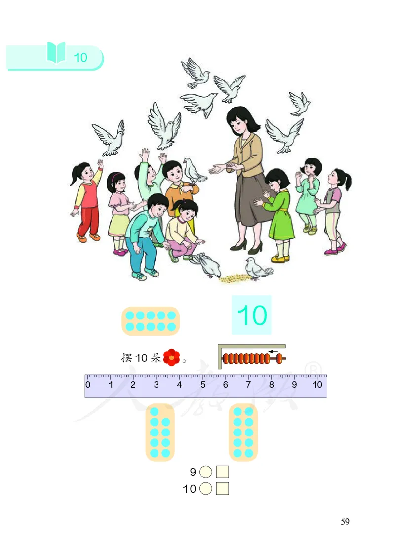 2022人教版一年级上册数学PDF电子课本_一年级上下册资料_一年级上语数英上下册学习资料_3-6-3、小学一年级数学上册_人教版_11、电子课本