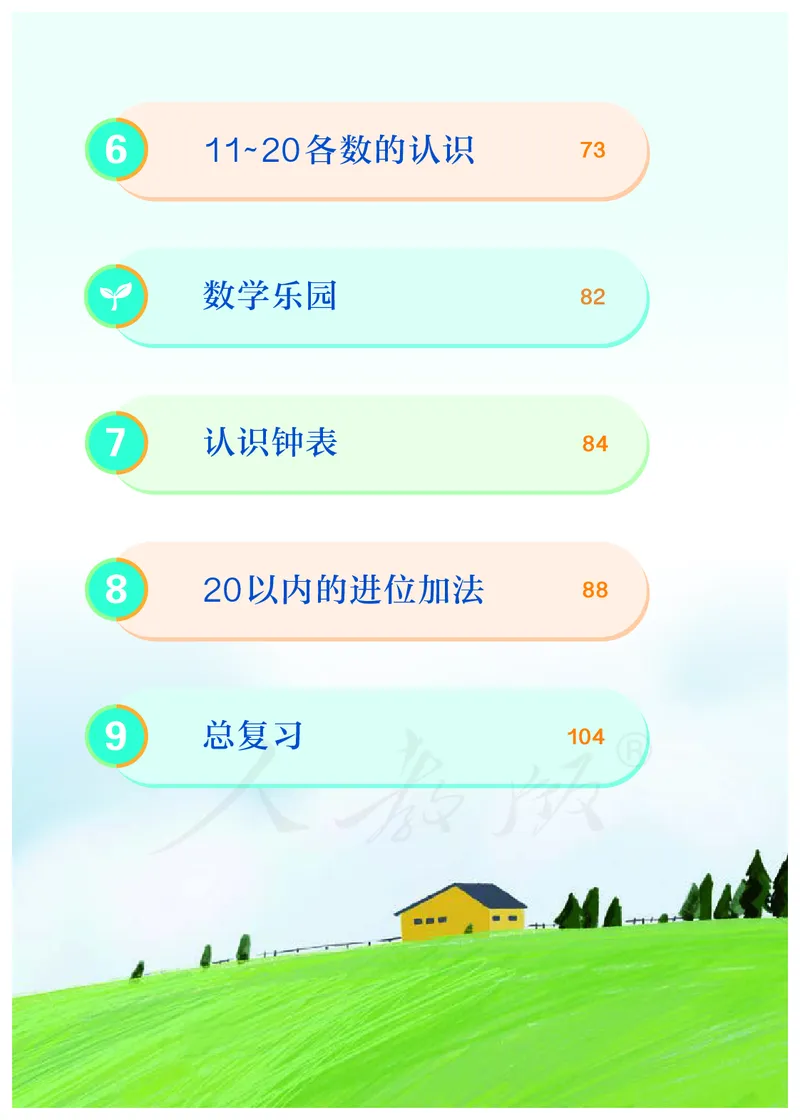 2022人教版一年级上册数学PDF电子课本_一年级上下册资料_一年级上语数英上下册学习资料_3-6-3、小学一年级数学上册_人教版_11、电子课本