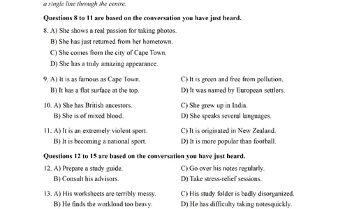 2022.06四级真题第1套可复制可搜索，打印首选_大学英语四级+六级_四级真题_四级真题_2022年06月CET4题+解+音频_01、真题PDF版（推荐打印）❤