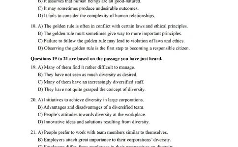 2022.06四级真题第1套可复制可搜索，打印首选_大学英语四级+六级_四级真题_四级真题_2022年06月CET4题+解+音频_01、真题PDF版（推荐打印）❤