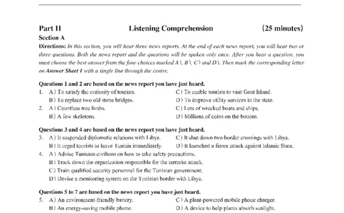 2016年12月大学英语4级（卷2）-可复制搜索_大学英语四级+六级_四级真题_四级真题_1990年-2018年真题资料合集_2016年12月CET4题+解+音频_01、真题PDF版（推荐打印）❤