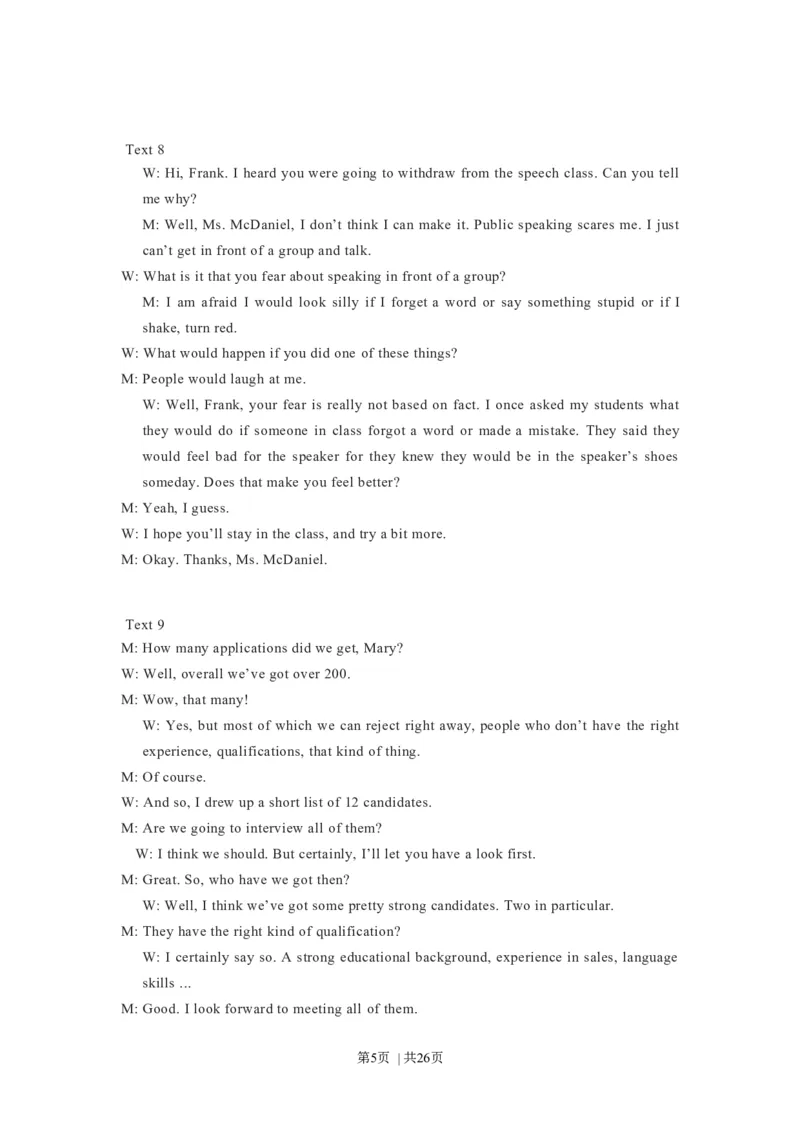 2021年高考英语试卷（浙江）（1月）（解析卷）_英语历年高考真题_新&middot;Word版2008-2025&middot;高考英语真题_英语（按年份分类）2008-2025_2021&middot;高考英语真题