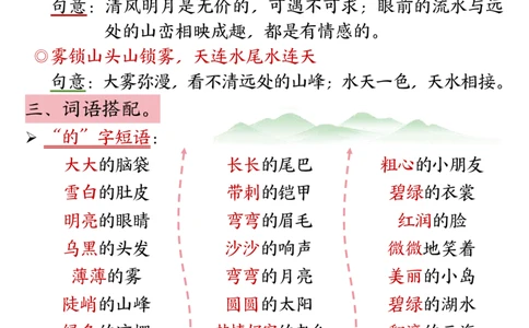 二上期中高频考点梳理_🍎⭐️期中知识汇总语文25年上册_二上