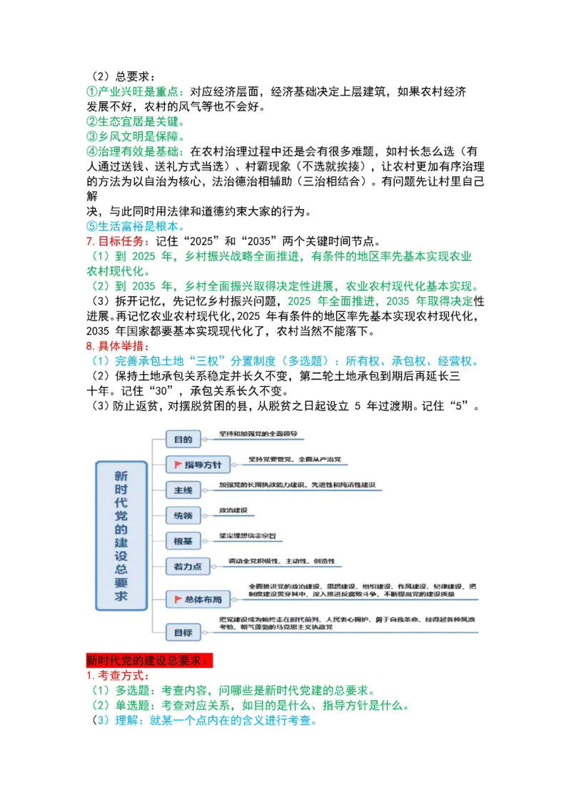 公基-军队文职三色笔记_军队文职(1)_02.公共课笔记+知识点等_基本知识