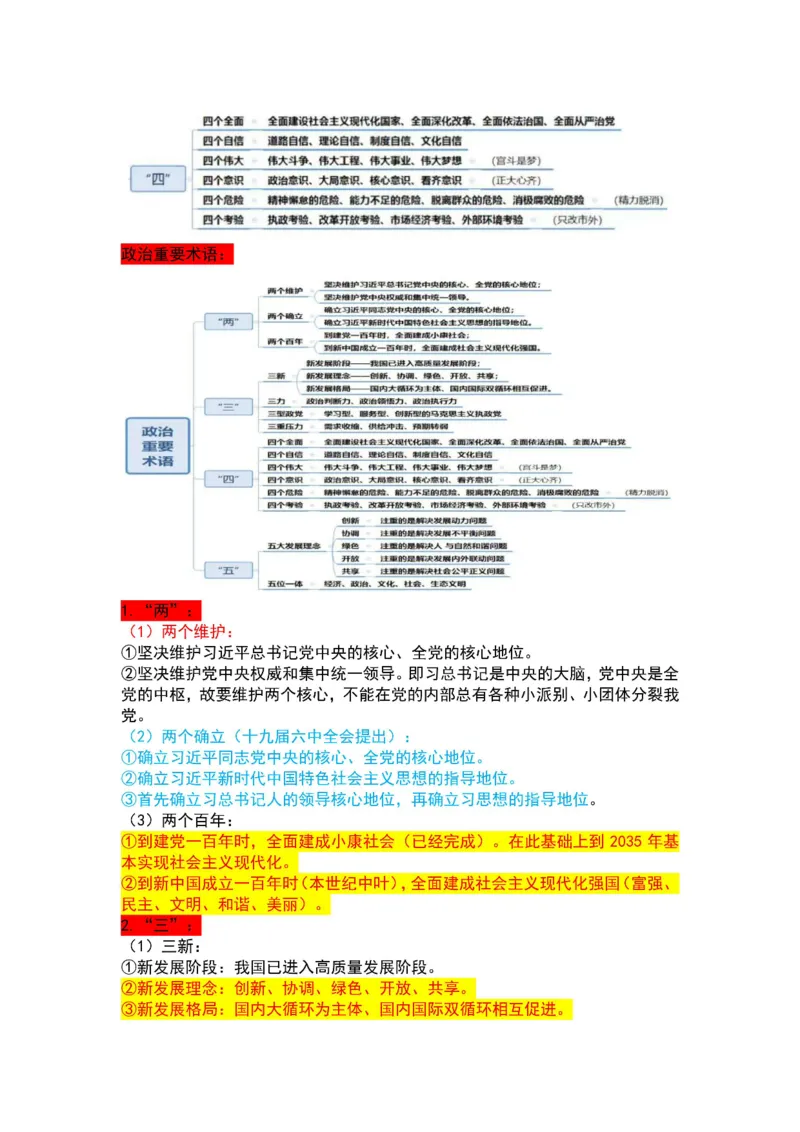 公基-军队文职三色笔记_军队文职(1)_02.公共课笔记+知识点等_基本知识