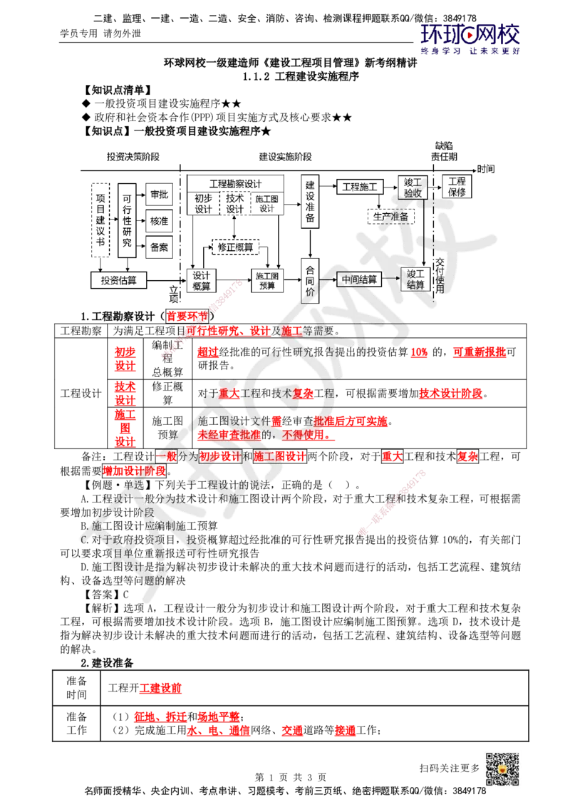 02.第2讲-11工程项目投资管理与实施2_2026年一级建造师_2026年一建管理_2025年一建管理SVIP_02-基础精讲✿高端面授✿深度强化_25-管理《考点精讲班》张君、郑春秋HQ_郑春秋_讲义