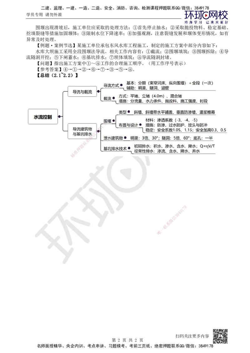 18.第18讲-22导流泄水建筑物及基坑排水技术_2026年一级建造师_2026年一建水利_2025年一建水利SVIP_02-基础精讲✿高端面授✿深度强化_18-水利《考点精讲班》赵珊珊、刘二林HQ