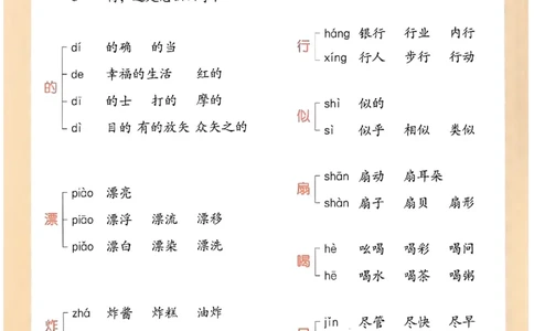 2下语文五三知识卡片_二年级上下册资料_53黄冈多个品牌系列资料_语文