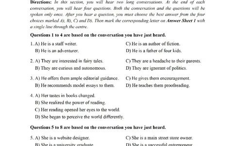 2022.06六级真题第1套可复制可搜索，打印首选_大学英语四级+六级_六级真题_六级真题_2022年06月CET6题+解+音频_01、真题PDF版（推荐打印）❤