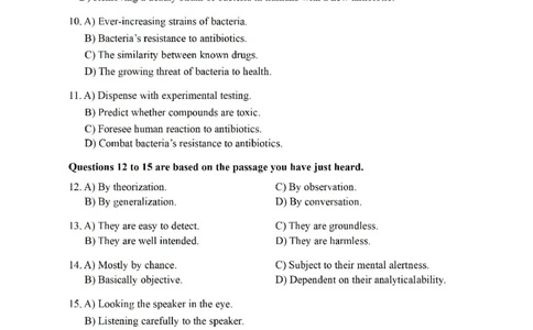 2022.06六级真题第1套可复制可搜索，打印首选_大学英语四级+六级_六级真题_六级真题_2022年06月CET6题+解+音频_01、真题PDF版（推荐打印）❤