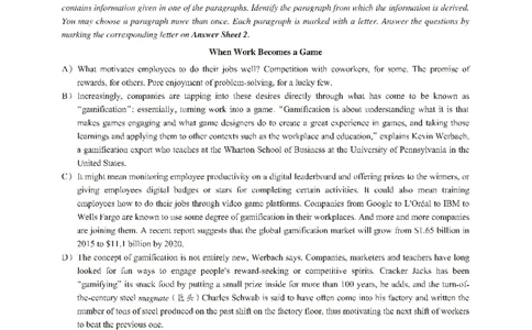 2016年12月大学英语4级（卷3）-可复制搜索_大学英语四级+六级_四级真题_四级真题_1990年-2018年真题资料合集_2016年12月CET4题+解+音频_01、真题PDF版（推荐打印）❤