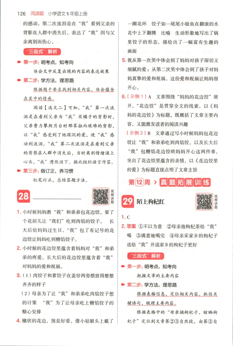 25秋《一本阅读题》5上语文_25秋《一本阅读题》语文