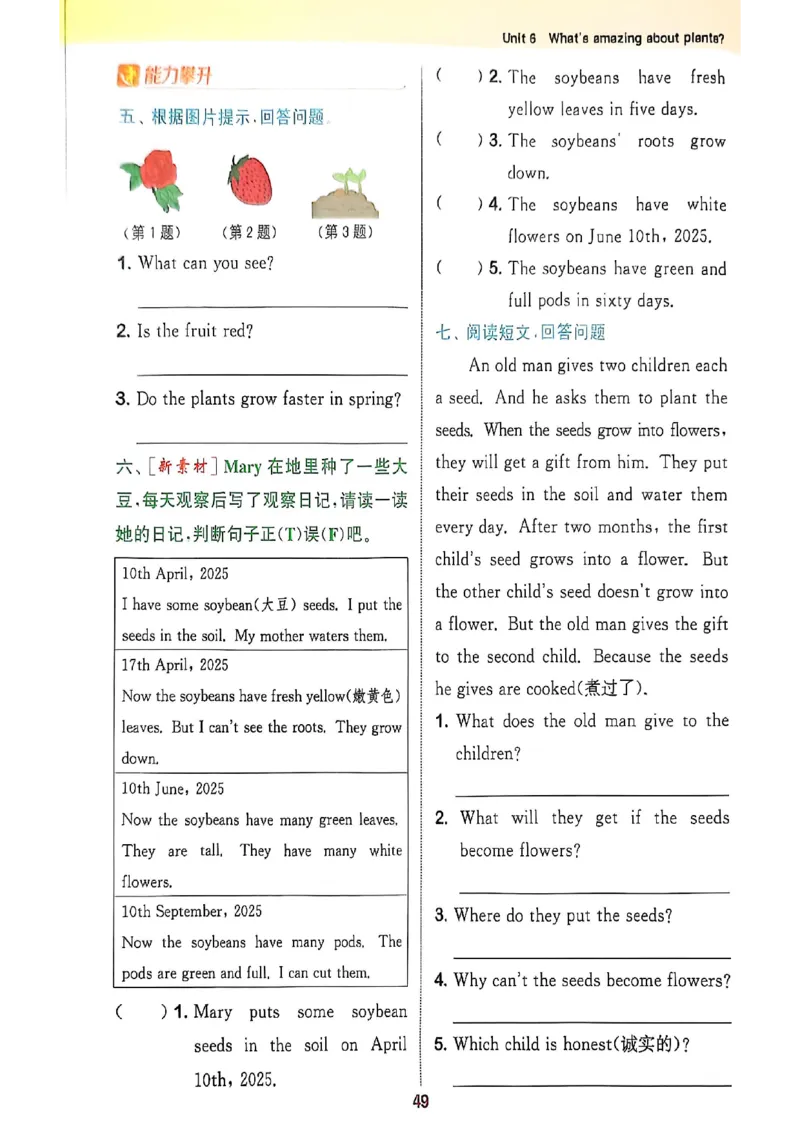 拔尖特训四（上）_25秋《拔尖特训》沪教版四上