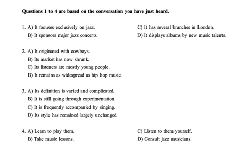 2019.12六级真题第2套_大学英语四级+六级_六级真题_六级真题_2019年12月CET6题+解+音频_01、真题PDF版（推荐打印）❤