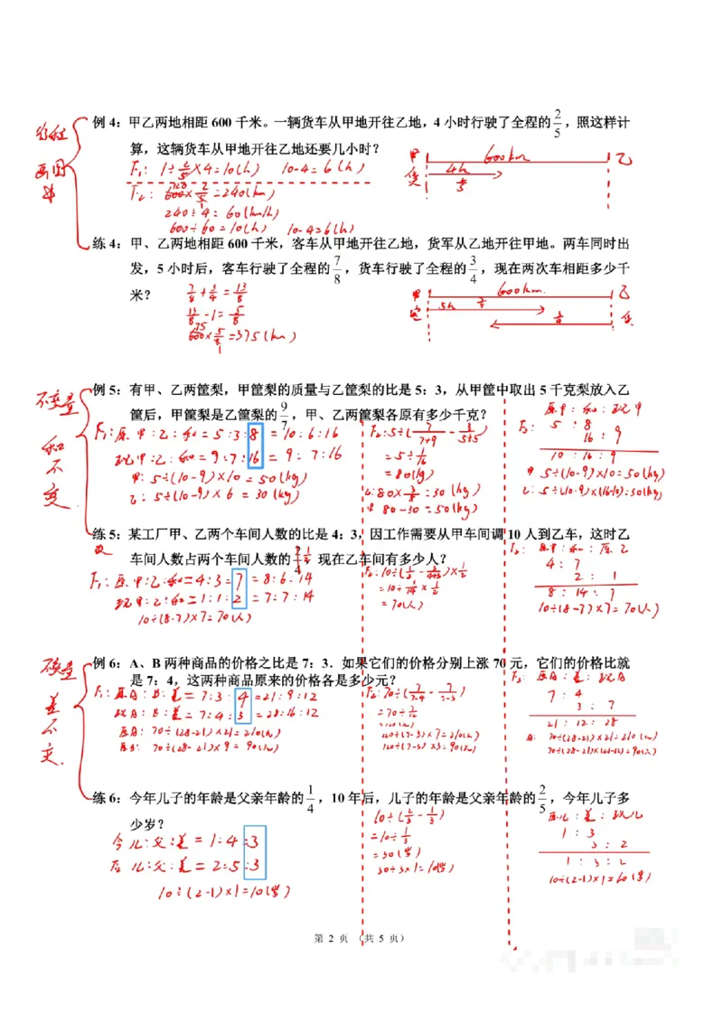 六上分数乘除法应用题专项训练(1)_小学全网线上同款资料_22号文件6上数学分数乘除
