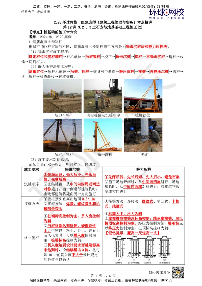 13.第12讲-32-33土石方与地基基础工程施工(2)_2026年一级建造师_2026年一建建筑_2025年一建建筑SVIP_02-基础精讲✿高端面授✿深度强化_马红