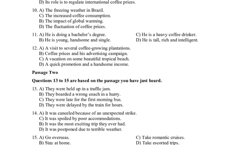 2015年06月六级真题（第3套）_大学英语四级+六级_六级真题_六级真题_1990年-2018年真题资料合集_2015年06月CET6题+解+音频_01、真题PDF版（推荐打印）❤