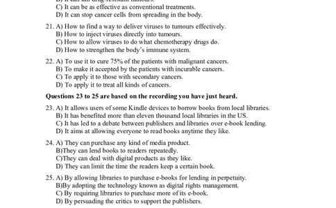 2015年06月六级真题（第3套）_大学英语四级+六级_六级真题_六级真题_1990年-2018年真题资料合集_2015年06月CET6题+解+音频_01、真题PDF版（推荐打印）❤