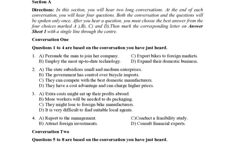 2015年06月六级真题（第1套）_大学英语四级+六级_六级真题_六级真题_1990年-2018年真题资料合集_2015年06月CET6题+解+音频_01、真题PDF版（推荐打印）❤