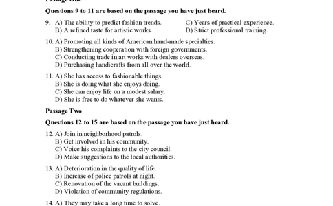 2015年06月六级真题（第1套）_大学英语四级+六级_六级真题_六级真题_1990年-2018年真题资料合集_2015年06月CET6题+解+音频_01、真题PDF版（推荐打印）❤