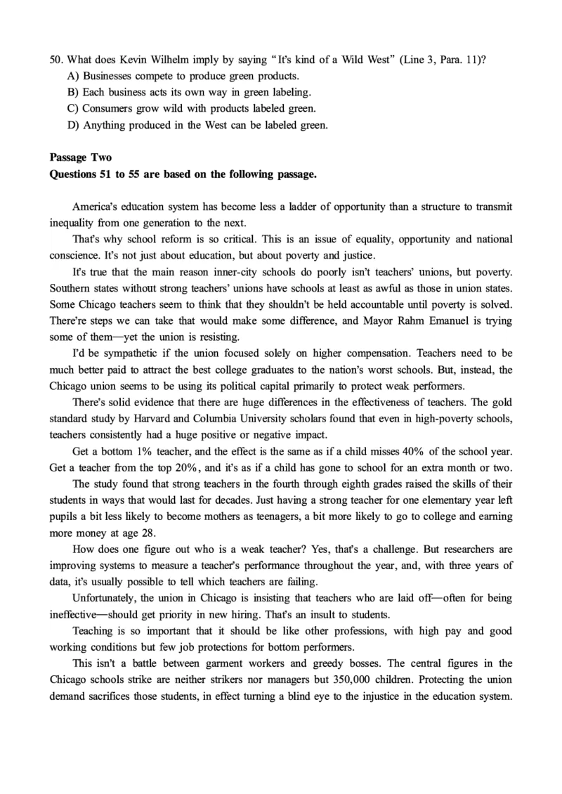 2016.06六级第2套真题可复制可搜索，打印首选_大学英语四级+六级_六级真题_六级真题_1990年-2018年真题资料合集_2016年06月CET6题+解+音频_01、真题PDF版（推荐打印）