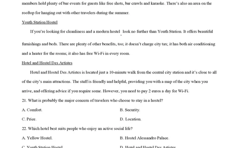 2021年高考英语试卷（新高考Ⅰ卷）（空白卷）_英语历年高考真题_新&middot;PDF版2008-2025&middot;高考英语真题_英语（按省份分类）2008-2025_2008-2025&middot;（河北）英语高考真题