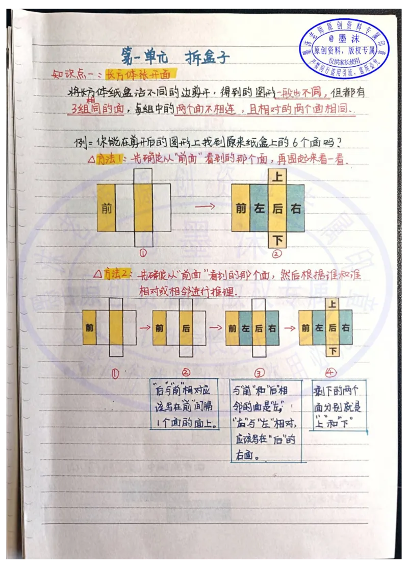 三年级新版笔记～①_小学全网线上同款资料