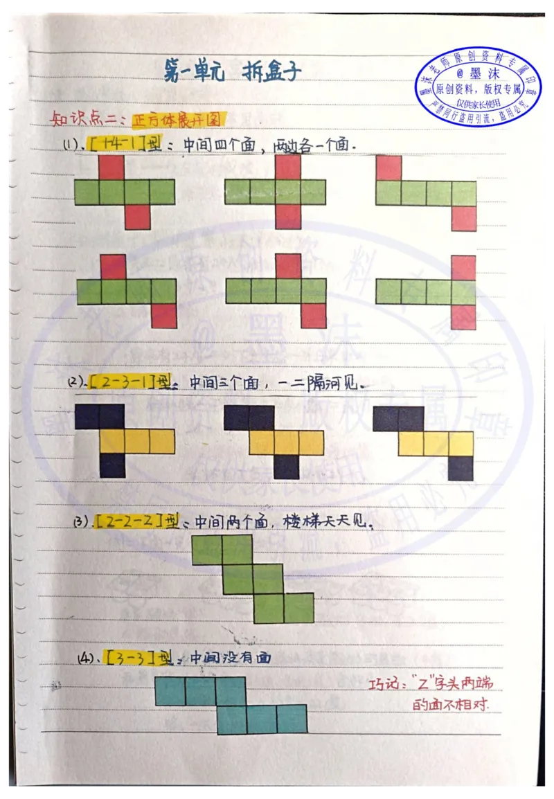 三年级新版笔记～①_小学全网线上同款资料