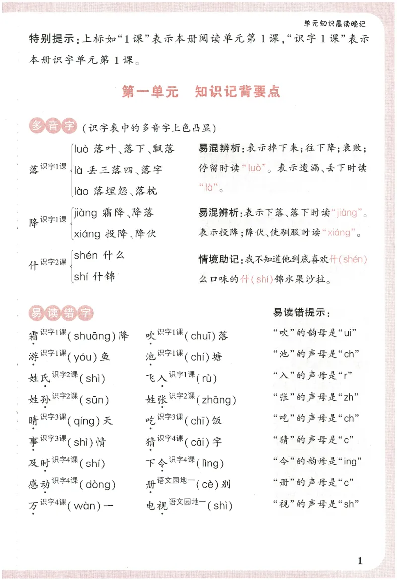 2025小白鸽情境题语文一年级下册晨读晚记_一年级上下册资料_53黄冈多个品牌系列资料_语文