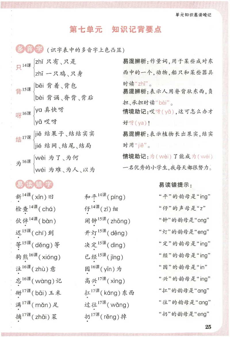 2025小白鸽情境题语文一年级下册晨读晚记_一年级上下册资料_53黄冈多个品牌系列资料_语文
