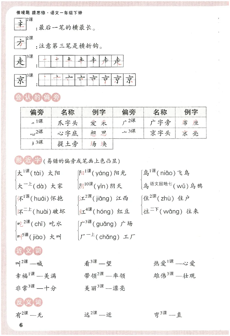 2025小白鸽情境题语文一年级下册晨读晚记_一年级上下册资料_53黄冈多个品牌系列资料_语文