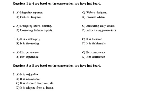 2019.12六级真题第1套_大学英语四级+六级_六级真题_六级真题_2019年12月CET6题+解+音频_01、真题PDF版（推荐打印）❤
