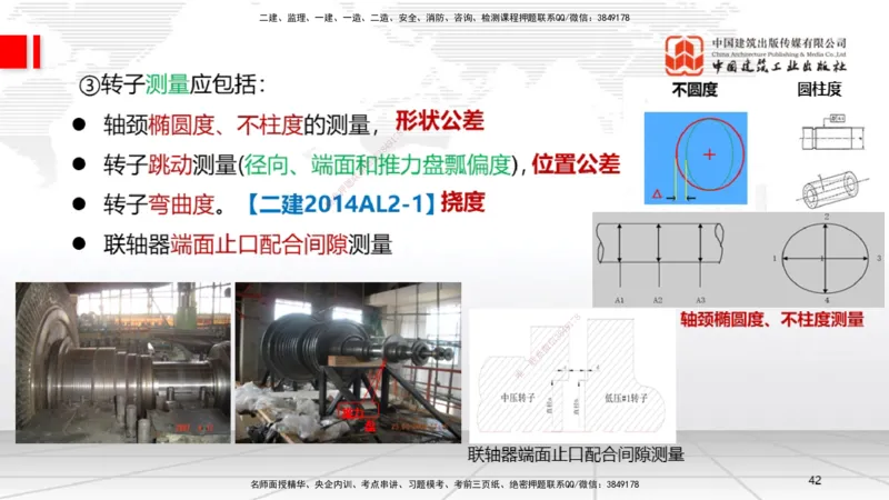 A24节：4.8.2汽轮发电机安装技术-4.9.5炉窑砌筑施工技术（02.13）_2026年一级建造师_2026年一建机电_2025年一建机电SVIP_02-基础精讲✿高端面授✿深度强化_讲义