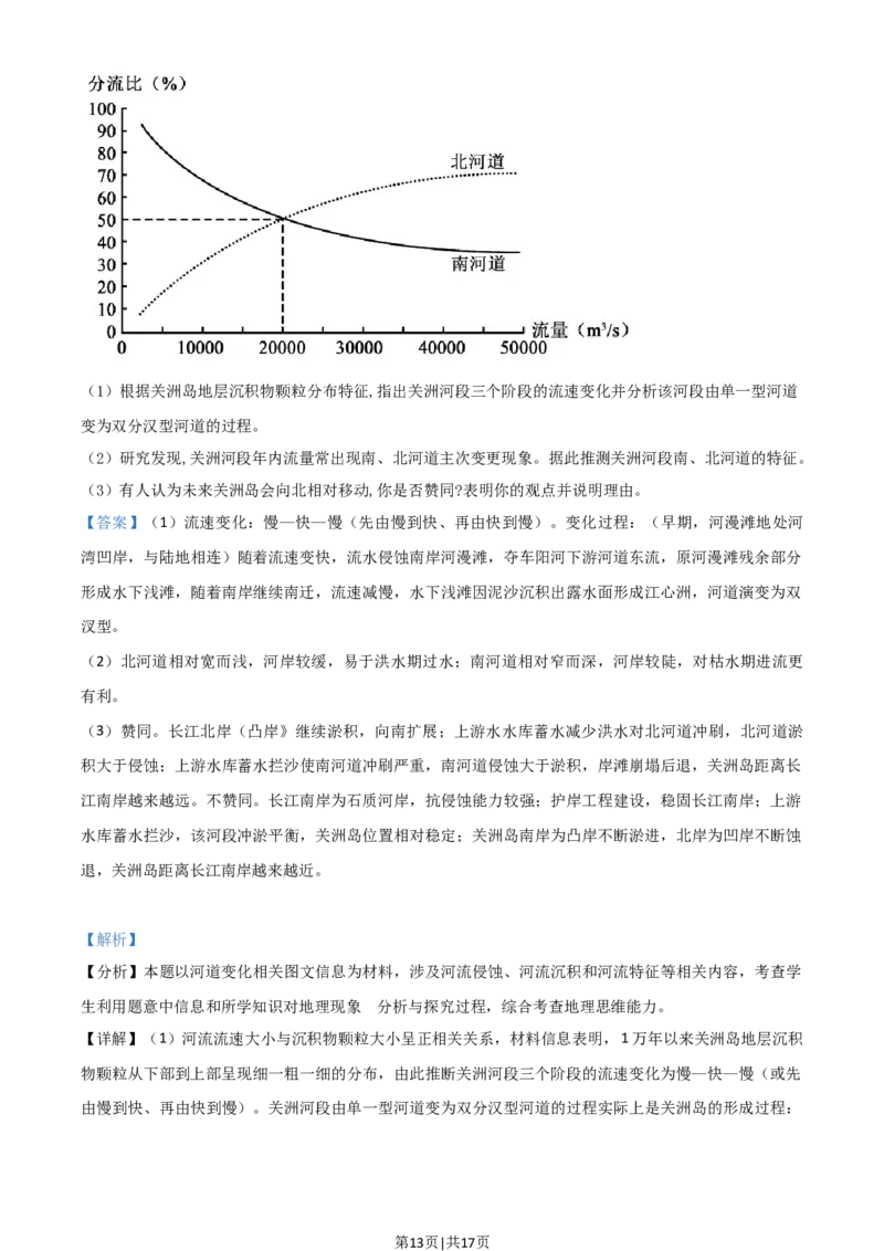 2021年高考地理试卷（湖南）（解析卷）_地理历年高考真题_新&middot;Word版2008-2025&middot;高考地理真题_地理（按年份分类）2008-2025_2021&middot;地理高考真题