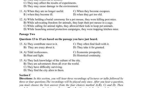 2015年06月六级真题（第2套）_大学英语四级+六级_六级真题_六级真题_1990年-2018年真题资料合集_2015年06月CET6题+解+音频_01、真题PDF版（推荐打印）❤