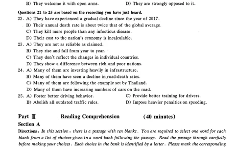 2021.06六级真题第1套_大学英语四级+六级_六级真题_六级真题_2021年06月CET6题+解+音频_01、真题PDF版（推荐打印）❤