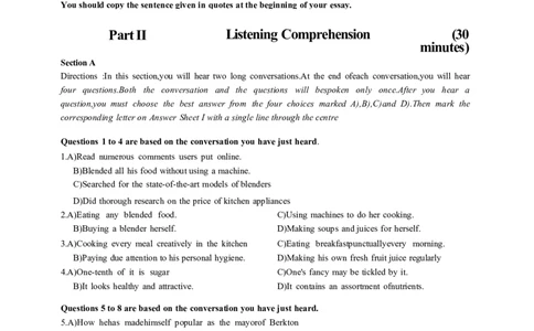 2024年6月第2套英语六级真题推荐使用PDF版_大学英语四级+六级_四级真题_专项_四级长篇阅读_2024年06月CET6_202406六级第二套