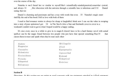 2024年6月第2套英语六级真题推荐使用PDF版_大学英语四级+六级_四级真题_专项_四级长篇阅读_2024年06月CET6_202406六级第二套