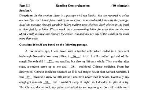 2018年12月四级真题第3套可复制可划线查词_大学英语四级+六级_四级真题_四级真题_1990年-2018年真题资料合集_2018年12月CET4题+解+音频_01、真题PDF版（推荐使用）❤