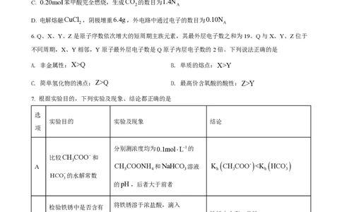 2022年高考化学试卷（全国甲卷）（空白卷）_历年高考真题合集_化学历年高考真题_新&middot;PDF版2008-2025&middot;高考化学真题_化学（按省份分类）2008-2025_2008-2024&middot;（四川）化学高考真题