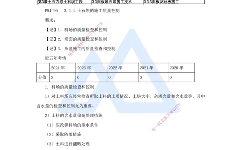 18.2025马丽娜-3D实景通关-第3章（5）土石坝施工技术3_2026年一级建造师_2026年一建水利_2025年一建水利SVIP_02-基础精讲✿高端面授✿深度强化_20-水利《实景精讲通关》马丽娜HX