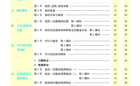 四（上）人教版数学全册预习卡_上册_四（上）数学.英语&mdash;&mdash;预习单