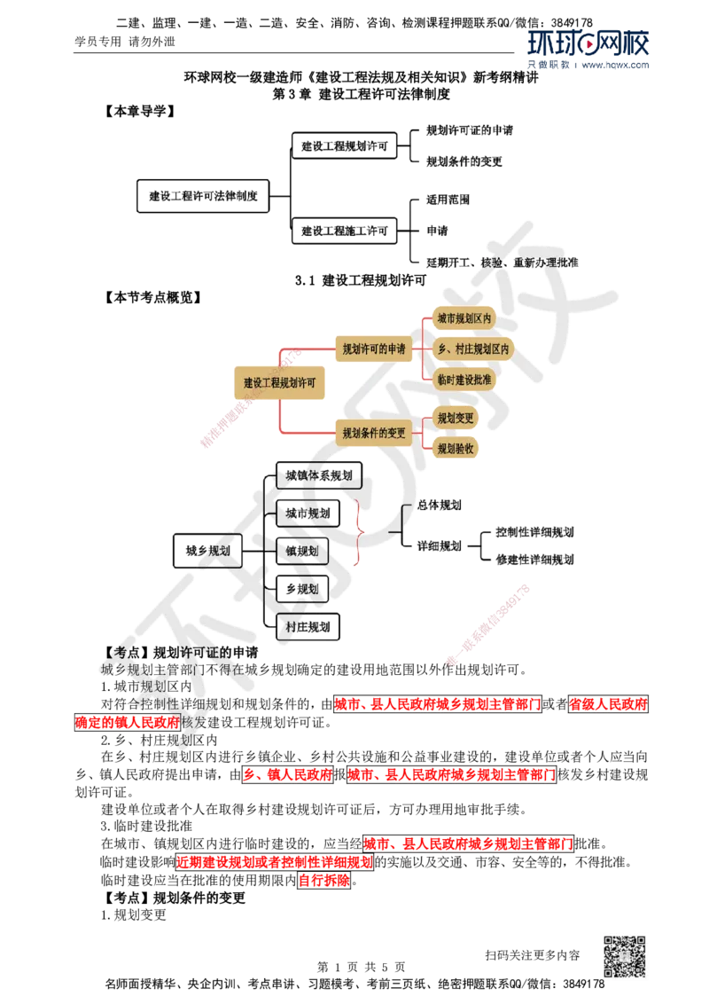 14.第14讲-第3章建设工程许可法律制度_2026年一级建造师_2026年一建法规_2025年一建法规SVIP_02-基础精讲✿高端面授✿深度强化_21-法规《考点精讲班》王丽雪、安国庆HQ_安国庆